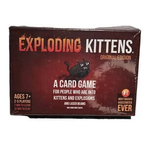 EXPLODING KITTENS Card Game Original Edition 7+ Sealed NEW Family Fun Game Night